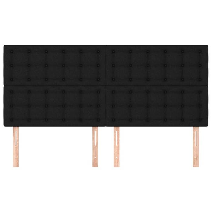Headboard - Maison Exclusive - Black - 200x5x118/128 Cm - Adjustable Height