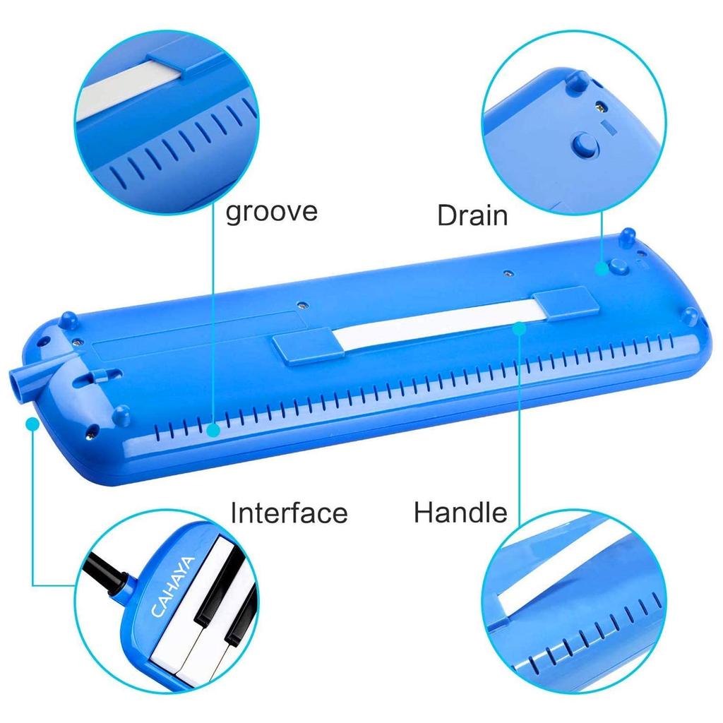 CAHAYA Melodica Melodica with the Latest Can Be Used for Standing or Tabletop Handbag or Shoulder Melody Includes 2 Tabletop 2 Standing 1 Cleaning and