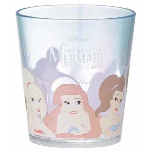 Skater Acrylic Cup, 280ml, Ariel & Sisters, Disney, KSA4