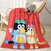 Bluey Bingo Adventure Blanket Durable Comfort Suitable for Sofa Bed Office All-Season Use Warmthful Decor Ideal Gift For Birthday Valentine'S Day