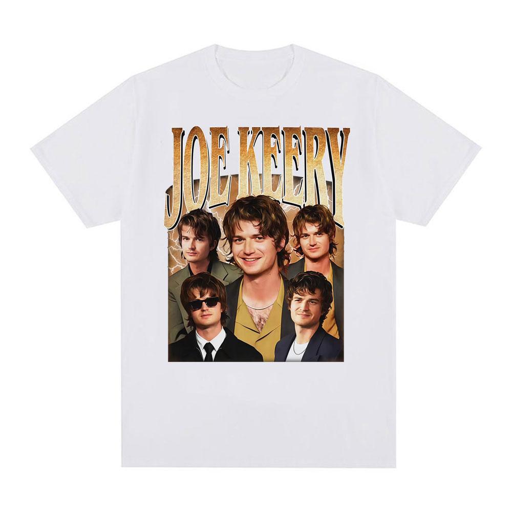 

New Arrival Joe Keery Vintage Graphic Tshirt Unisex Fashion Gothic Short Sleeve Oversized T Shirts Casual Cotton Fans T Shirt 4XL