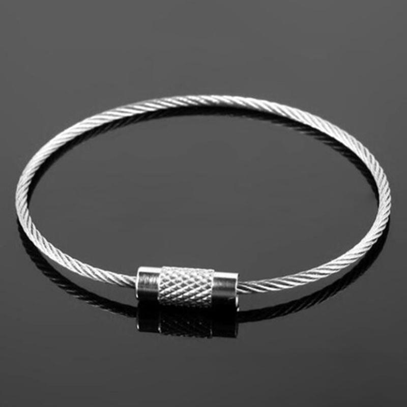 2x Detachable Pull Apart Key Rings Quick Release Keychain Separate Keyring GOU
