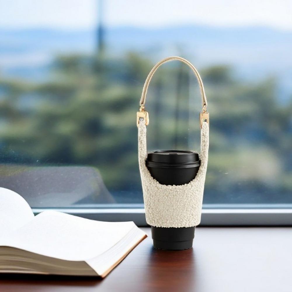 Adjustable Tea Cup Bag Portable Drink Sleeve Holder Handheld Water Bottle Sleeve  Milk Tea
