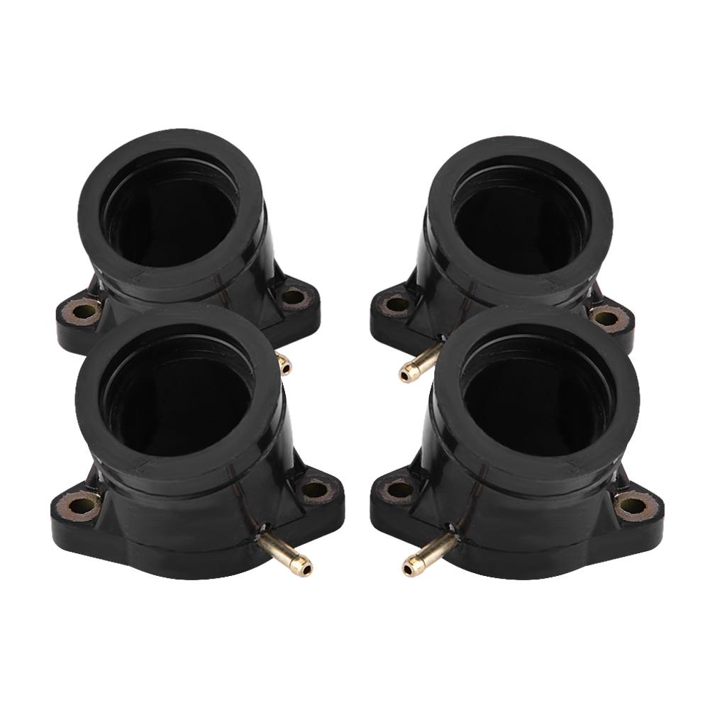 4Pcs Motorcycle Carburetor Manifold Intake Adapter Joint Boot for YAMAHA XJ1100 XS1100 XS1100L