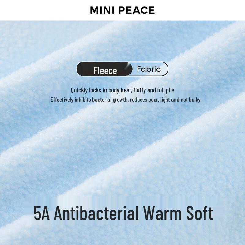 MINIPEACE Girls' Fleece Heart Sweatshirt