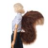 Furry Squirrel Big Tail Cosplay Props Animal Anti-gravity Fluffy Tails Anime Carnival Party Roleplay Accessories Multiple Colors
