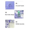 Inflatable Pool Lounge Chair with Cup Holder Tropical Leaf Print Blow-Up Water