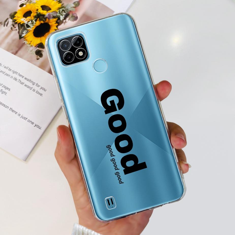 Für Realme C21Y C25Y Hülle Niedliche Bemalte Abdeckung Weiche Silikon Handyhülle Für Realme C25Y C 21 Y RealmeC21Y RelmeC25Y Rückabdeckung Taschen