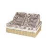 Storage Basket Woven Frame Storage Basket Desktop Toys Miscellaneous Items Snacks Storage Box Storage Basket