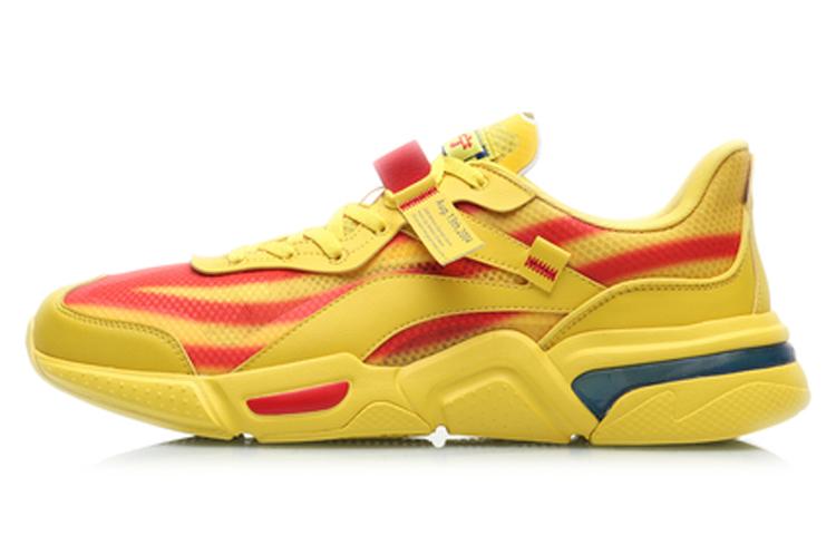 Li Ning Candle Dragon 1.5 Slip Resistant Low top Trendy Sneakers & Casual Shoes Men s Lemon AGLP107-2 40