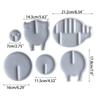 Cute Pigs Shaped Silicone Coaster Moulds Cake Molds Baking Moulds Chocolate Mould Baking Accessories for DIY Hand Making