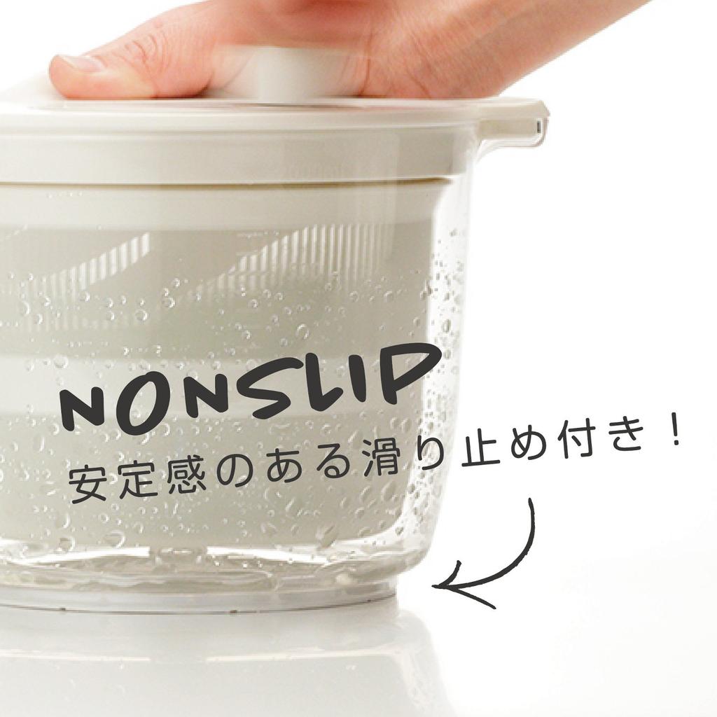 Risu Salad Made In Japan Spinner/Vegetable Drainer, Green, 2.3L, Liberalista,