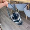 550/710ML Stainless Steel Coffee Mug with Straw Portable Car Cup Keep Cold Vacuum Tumbler Insulated Cup Double Thermos Bottles