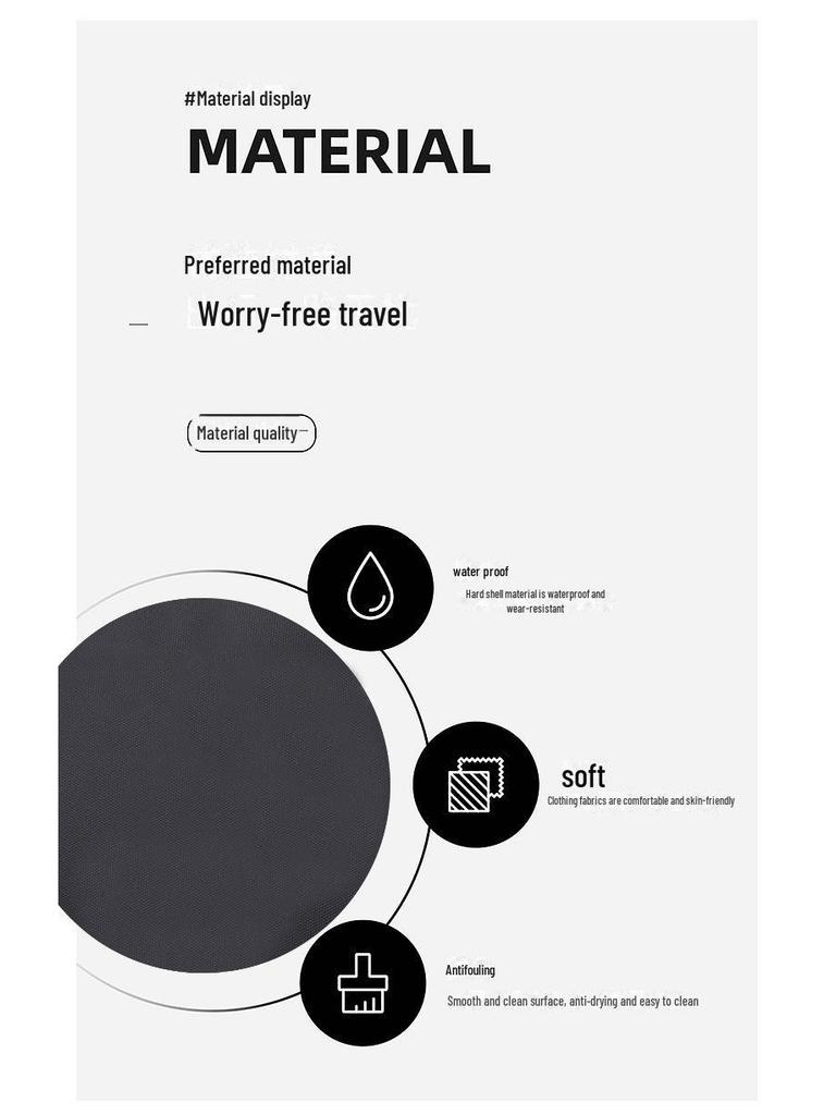 Cross-Border EVA Hard Shell 16.1" Laptop Backpack with USB Port for Business and Travel