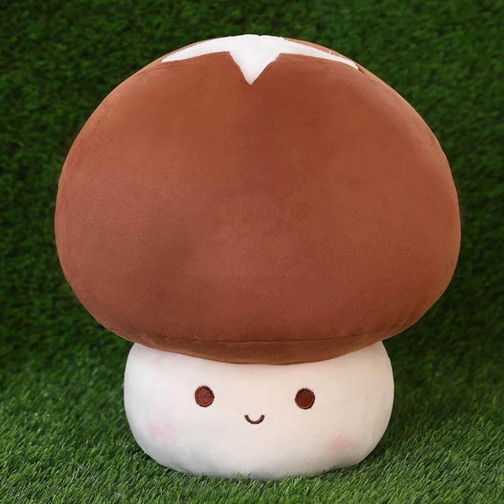 Cute Plush Mushroom Pillow Stuffed Plant Mushroom Soft Doll Creative Mushroom Toy Kids Home Decor Gift for Boys Girls