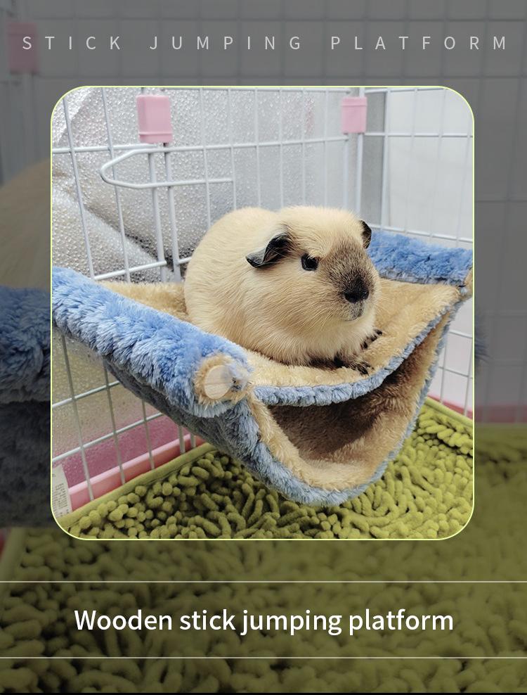 Warm Plush Hamster Hammock Small Pet Sleeping Bag Nest Pets Rat Squirrel Hanging Cage House Pet Accessories Supplies