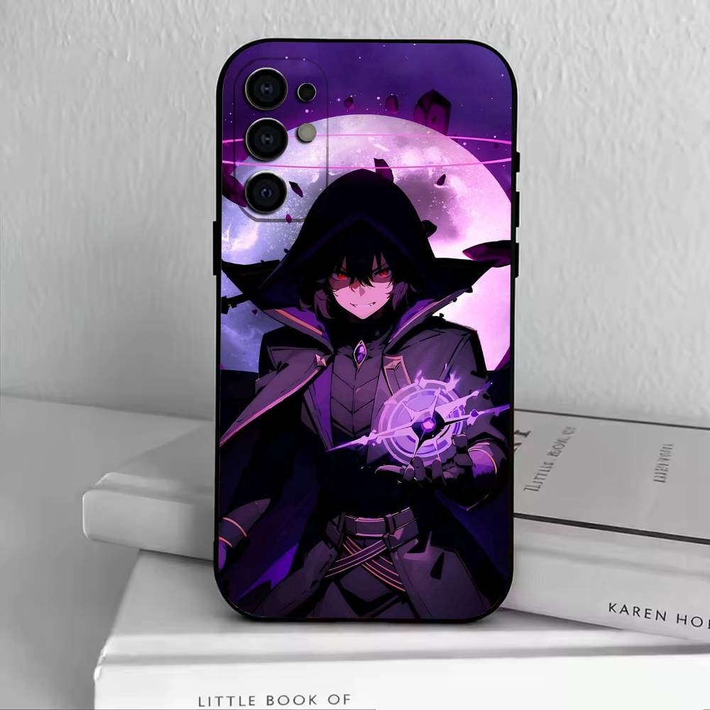 E- Eminence In Shadow Anime Phone Case Black Silicone Soft For Samsung S25,S24,S21,S22,S23,S30,Ultra,S20,Plus,Fe,Lite