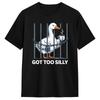 Funny Duck Print Casual Sports Printed Tshirt Women Round Neck Running Fitness Short Sleeves Tops Womens Activewear Fashion