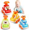 Fun forest animal pressure car cartoon inertial car sliding toy model car