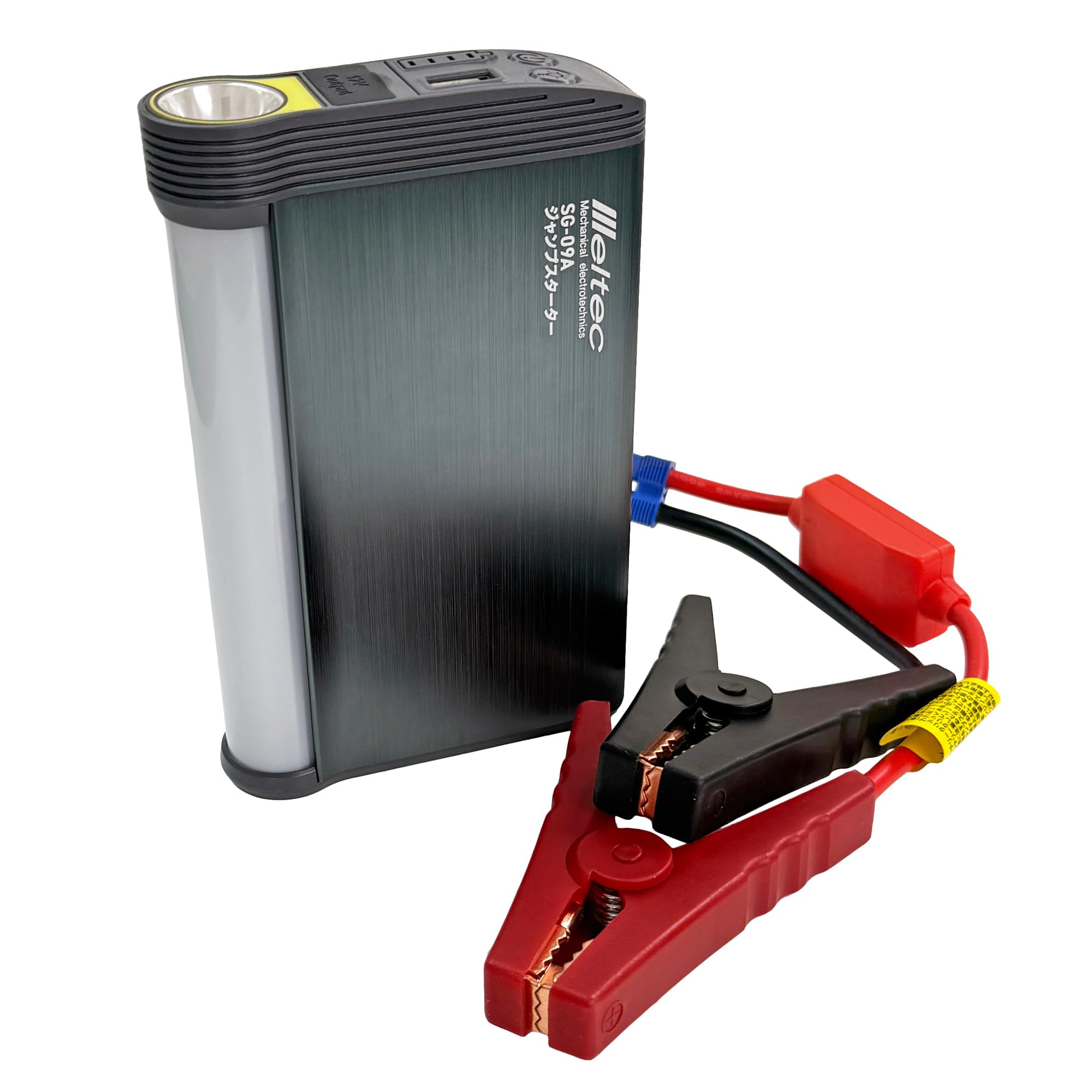 

Meltec SG-09A Jump Starter for DC Cars, Smartphone Chargable, LED Light Included срібний