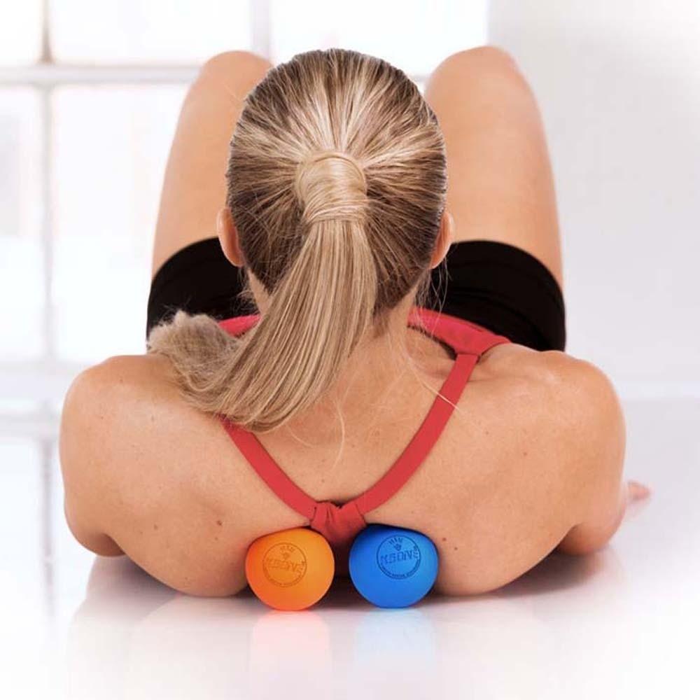 Pallina Massaggio Fascia in Silicone 6,35 cm Pallina Rilassamento Muscolare Sfera Esercitatore Plantare Creativo Uomo