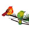1/2pcs/Pack Cute Artificial Bird Home Table Garden Decoration Ornament Gift for Friend Cute Mini Foam Feather Bird Sparrow Tit