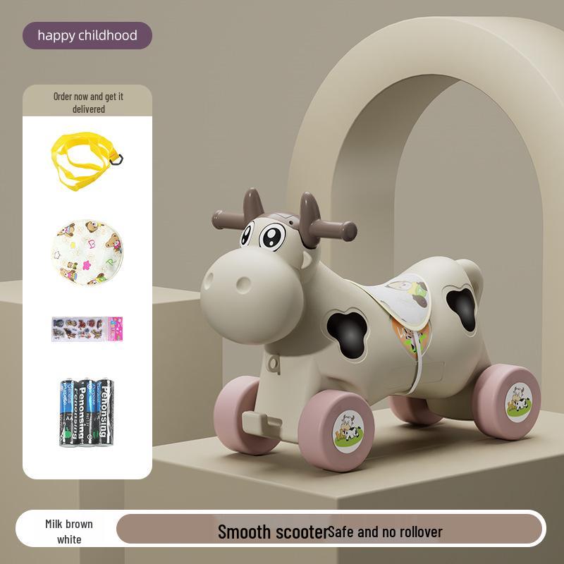 

Деревянная качалка 2-в-1 для детей: Кресло-качалка и машинка-каталка, идеальный подарок на день рождения для детей в возрасте 1-6 лет.