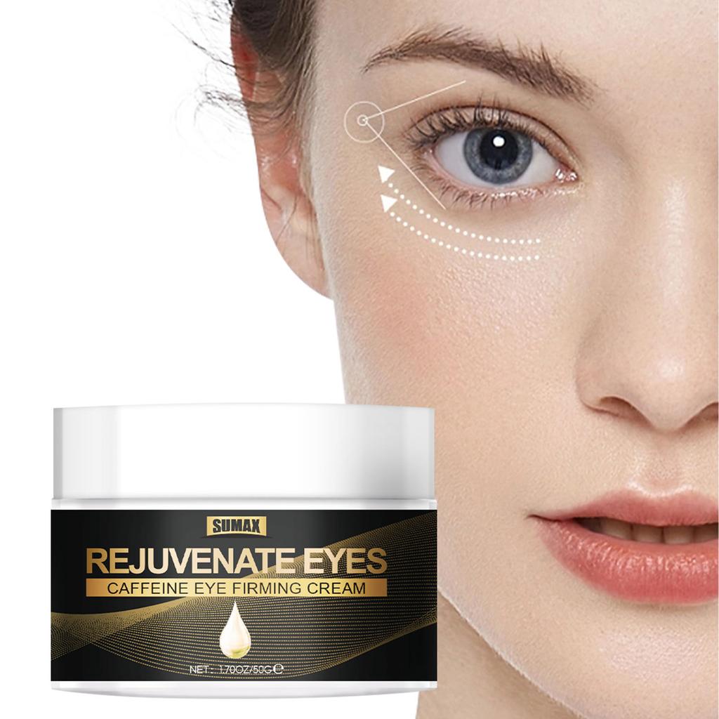 50g Small Jar Caffeine Eye Cream Mooth Delicate Radiant and Translucent Rapid Absorption of Skin Retinol Anti Aging Serum
