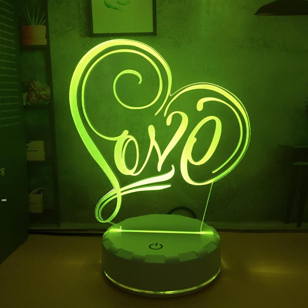 Creative 3D Cartoon Night Light - Gift for Girlfriend or Female Classmate, Perfect for Birthday or Dorm Desk.
