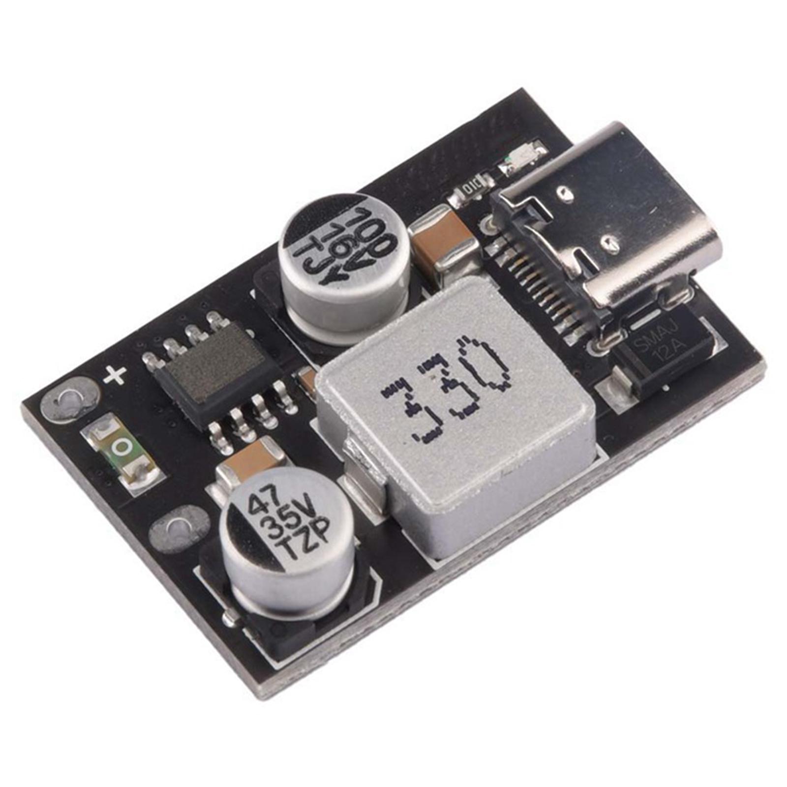 

20 Вт Type-C QC3.0 QC2.0 DC-DC понижающий преобразователь зарядный модуль плата понижающего модуля 8-32 В преобразовательный модуль