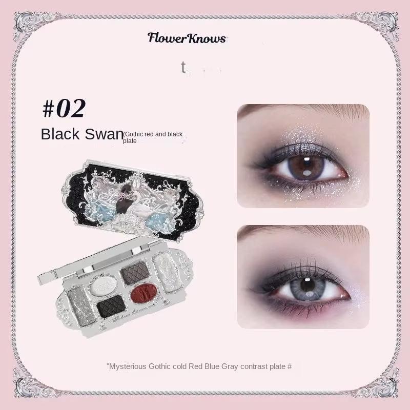 Flower knows Strawberry Cupid Collection Facial Complexion Palette Blush Eyeshadow Highlighter Flower Know Face Bronzer Palette