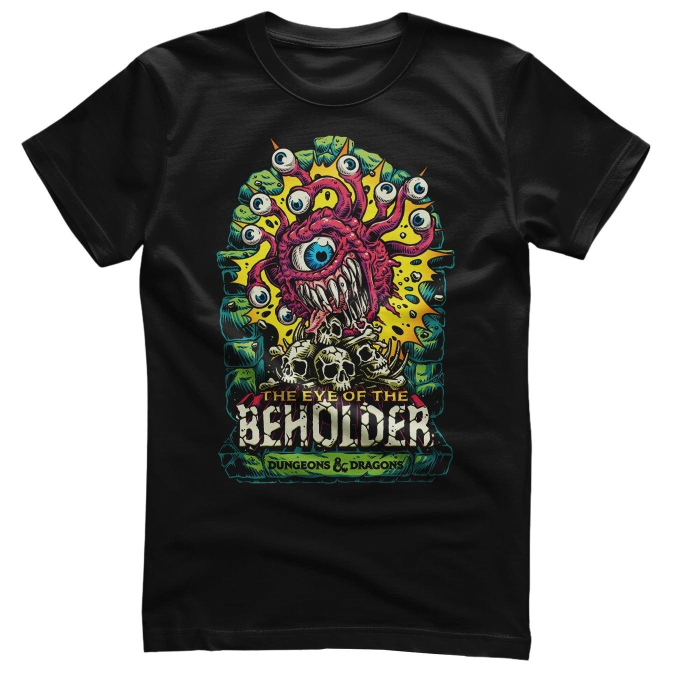 Officially Licensed Dungeons Dragons The Eye Of The Beholder Mens T-Shirt S