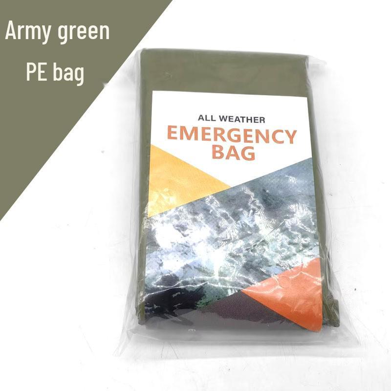 Insulated Emergency Sleeping Bag for Camping, Hiking, and Wilderness Rescue