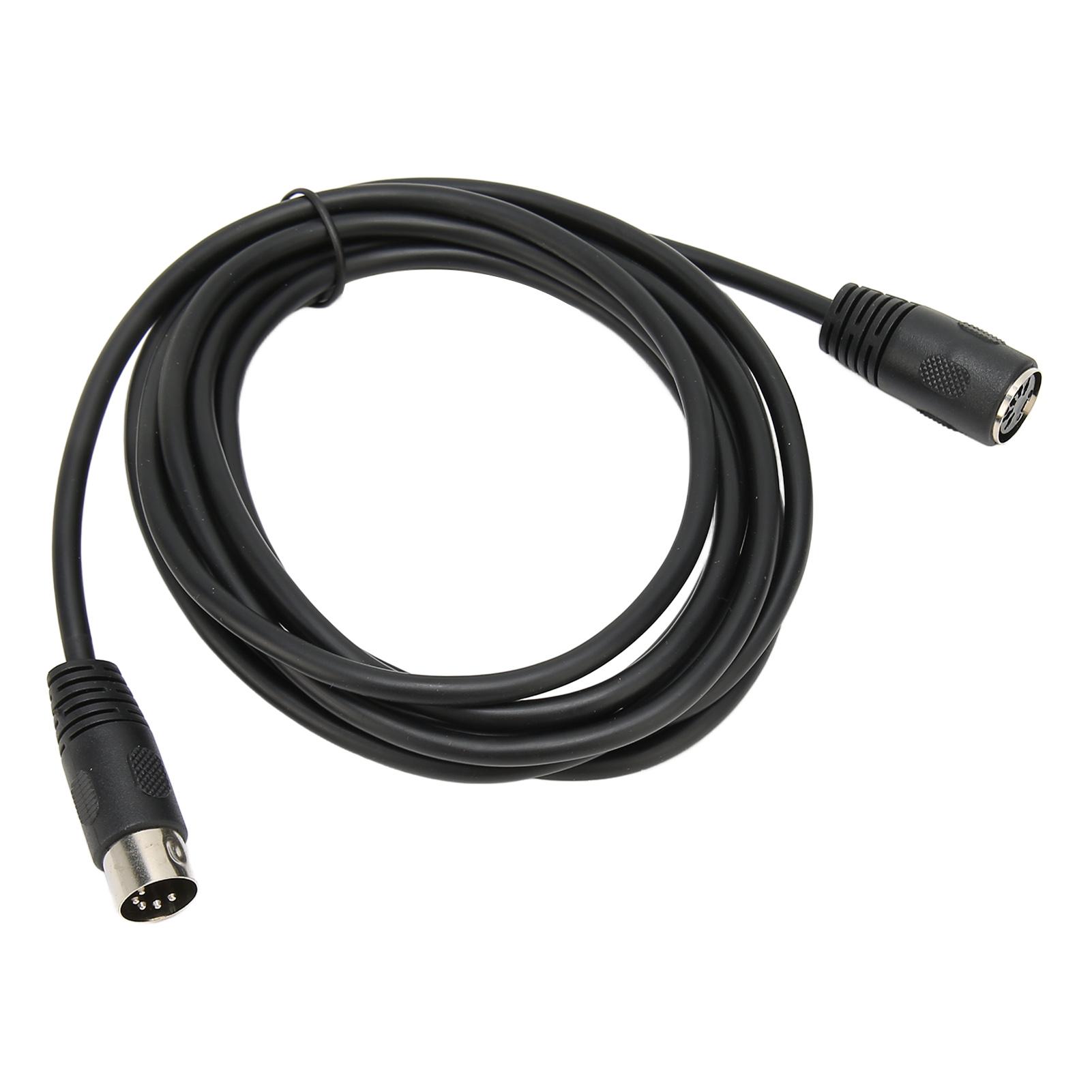 

5 Pin MIDI Keyboard Extension Cable Stable DIN Male to Female Adapter Cable for Electronic Piano MIDI Guitar 9.8ft