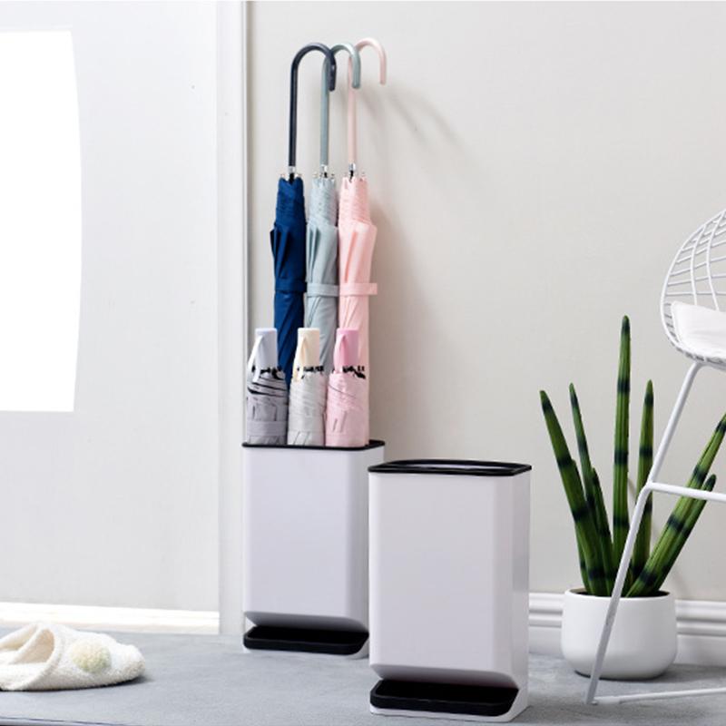 Umbrella Stand Rack Holder Umbrella Stand Removable Water Tray Convenient Umbrella Storage Rack for Hotel Lobby