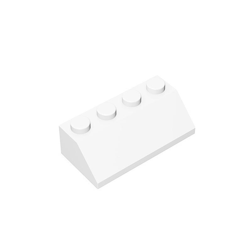 50 PEÇAS TELHA 2X4/45° Compatível 3037 Peças, Inclinações Peças Autoencaixáveis Blocos de Construção Brinquedos Acessórios