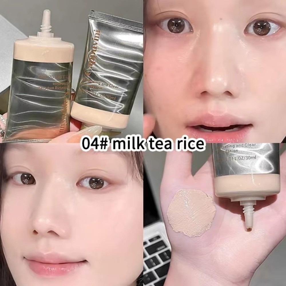 Moisturizing Moisturizing Liquid Foundation Smooth Fine Concealment Foundation Nourishes Skin Waterproof Clearing Foundation