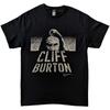 Maglietta Autentica Cliff Burton Giorno dei Morti S M L XL 2XL NUOVA Maglietta Unisex
