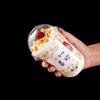 50pcs 250/360/500ML Ice Cream Cup Transparent Salad Cup Drinkware Disposable Cake Cup  Pudding