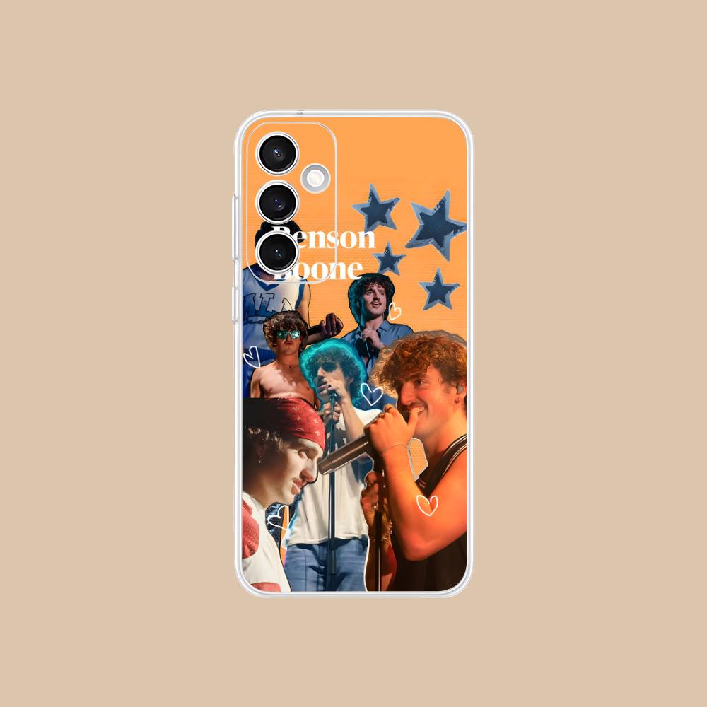 

Benson Boone Clear Mobile Phone Case for Samsung Galaxy S25 S24 S23 S22 S21Plus FE Ultra Colorful Cover Galaxy S25 Ultra