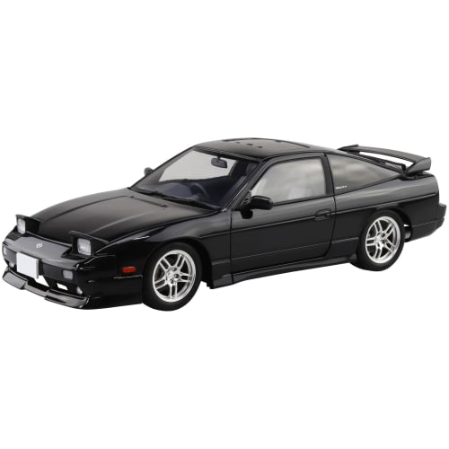 Aoshima Bunka Kyozai 1/24 The Model Car Series SP14 Nissan RPS13 180SX TYPE X '96 Custom Wheels Plastic Model (Automobile)