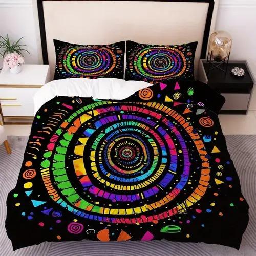 Mandala Duvet Cover Mandala Background Theme Duvet Cover Suitable For Children Kids And Adults Soft Comfortable And Breathable
