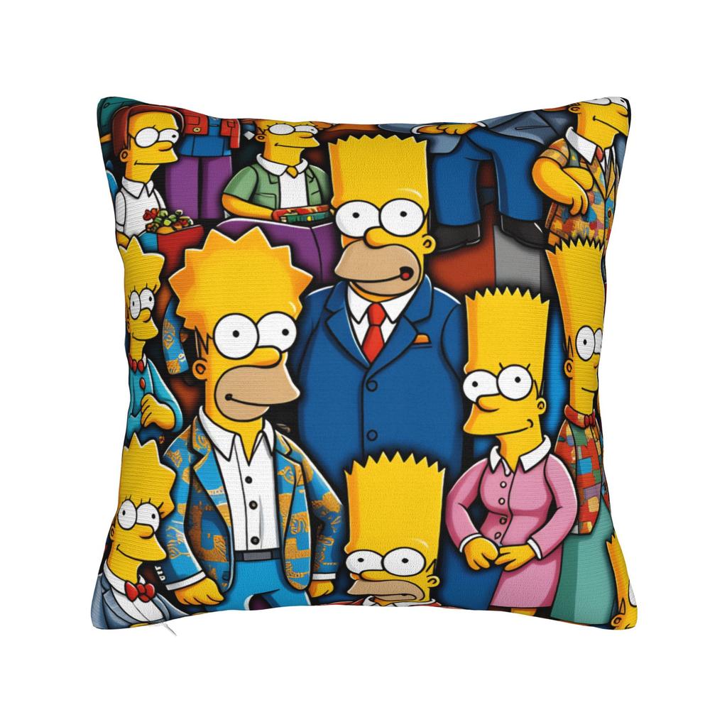 Marge SSimpsons Head Repeat Pattern Pillow Cover Funny Pillow Case For Sofa Home Decor Soft Pillowcases Gift Idea