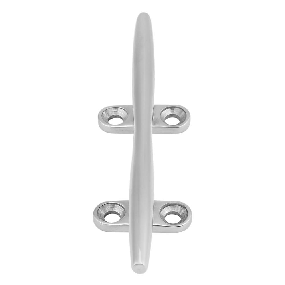 Mooring Rope Cleat Deck Rope Cleat 316 Stainless Steel Hollow Base Bollard  Yachts