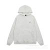 Completo felpa con cappuccio oversize da uomo con stampa di lettere, caldo, fodera in pile, vestibilità larga, streetwear, invernale, casual