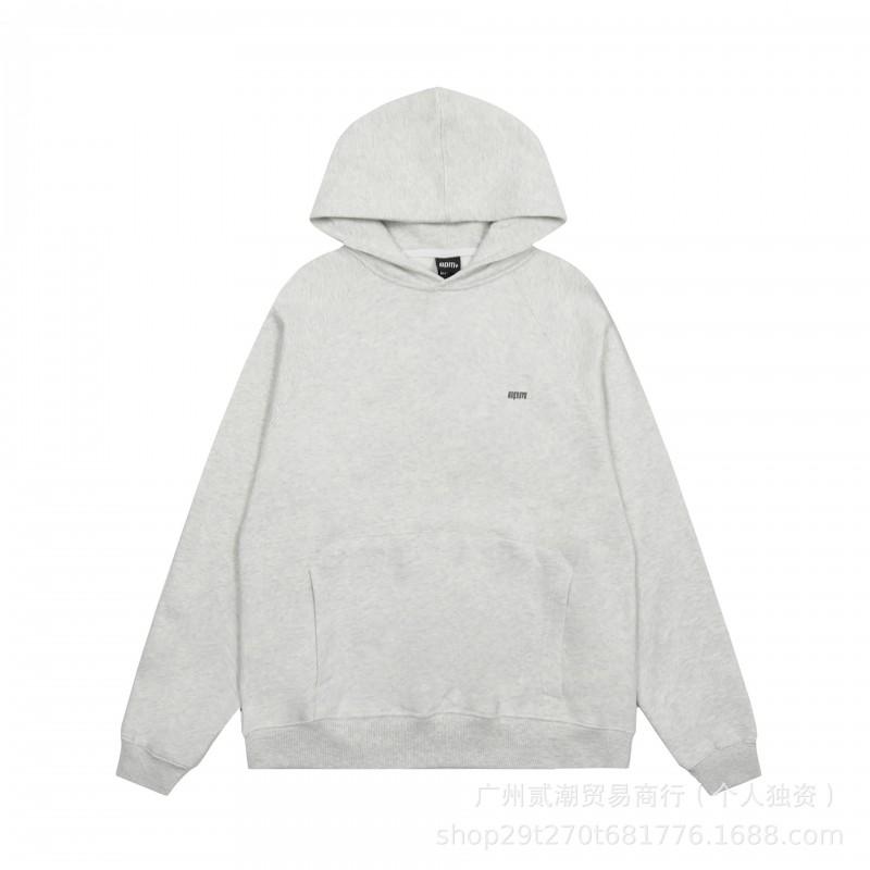 Completo felpa con cappuccio oversize da uomo con stampa di lettere, caldo, fodera in pile, vestibilità larga, streetwear, invernale, casual