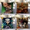 T-The Boondocks Retro Anime Personalized Picture Text Home Decorative Pillows Household Gifts 45x45cm
