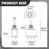 Reliable Metal Enclosed 3 Way Pickup Selector Switch Rocker Switch Electric Guitar Accessory for Beginner and Pro Players