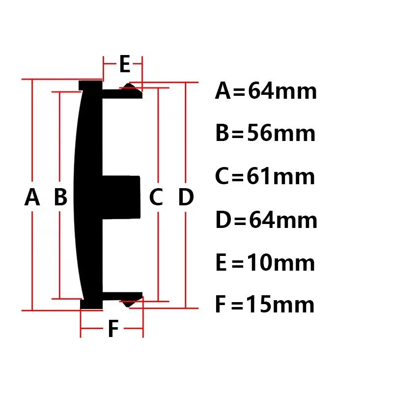 4 Teile/los Blank Kein Logo 64mm Auto Rad Mitte Kappe Für Volvo XC60 XC90 V70 S60 S80 S90 V40 XC70 v50 Auto Felge Hub Abdeckung Zubehör