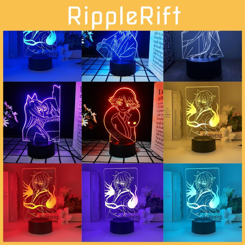 3d Light Led Kamisama Love Tomoe Figure Bedroom Decor Night Birthday Room Gift